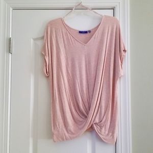NWOT. Apt. 9 twist front pullover top.